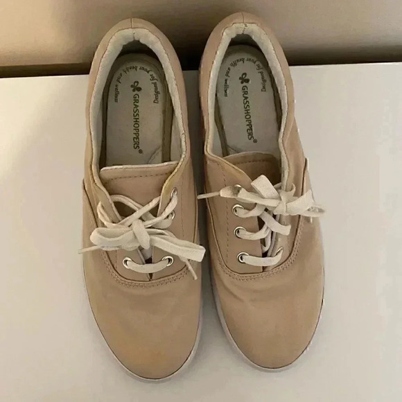 Grasshoppers Beige Canvas Sneakers - Picture 4 of 11